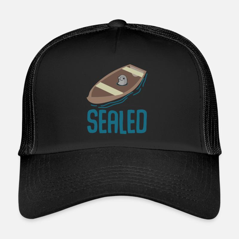 Sceau Sceau Jeu de mots Sceau Casquette trucker 