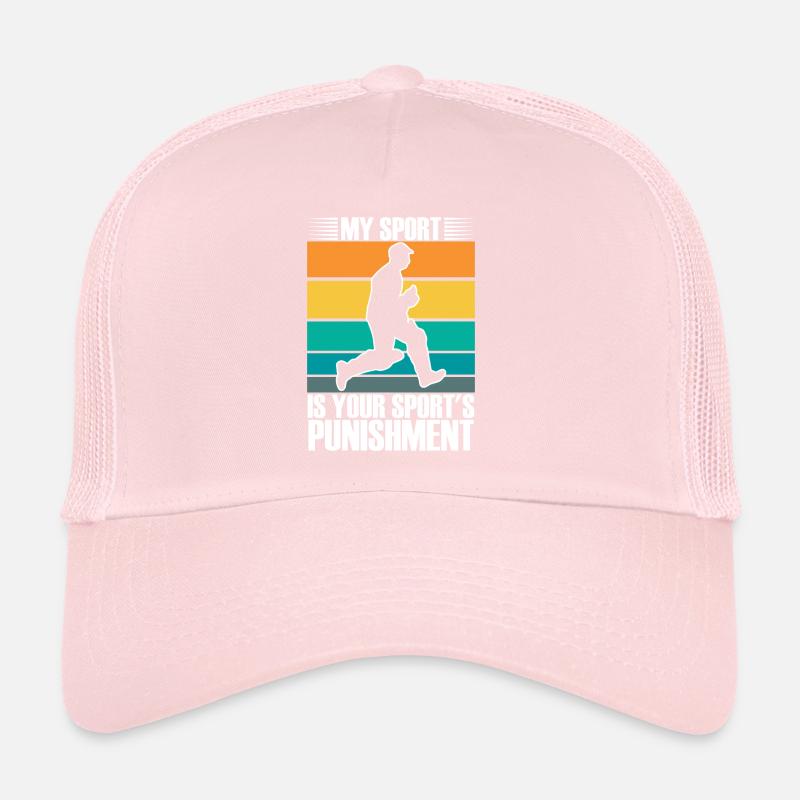Mon sport est votre punition sportive Casquette trucker 