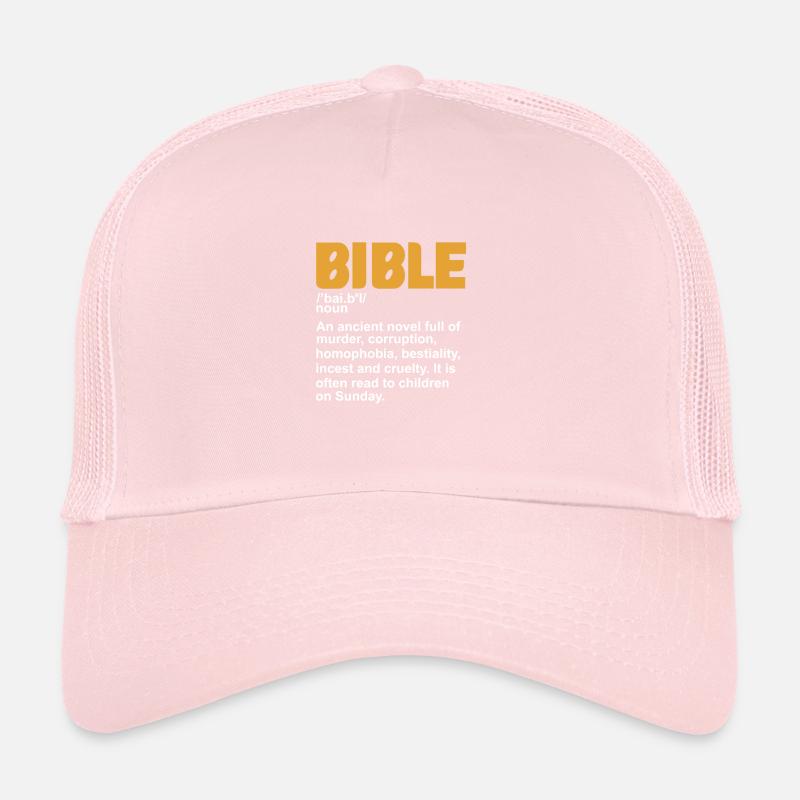 Bible Bible Versets chrétiens Don de Jésus Casquette trucker 