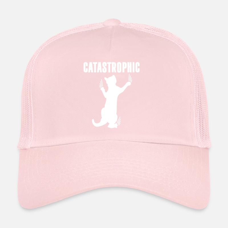 Chat catastrophique Casquette trucker 