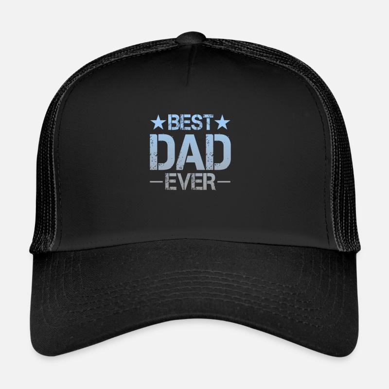 Bester Vater - Trucker Cap - Schwarz/Schwarz