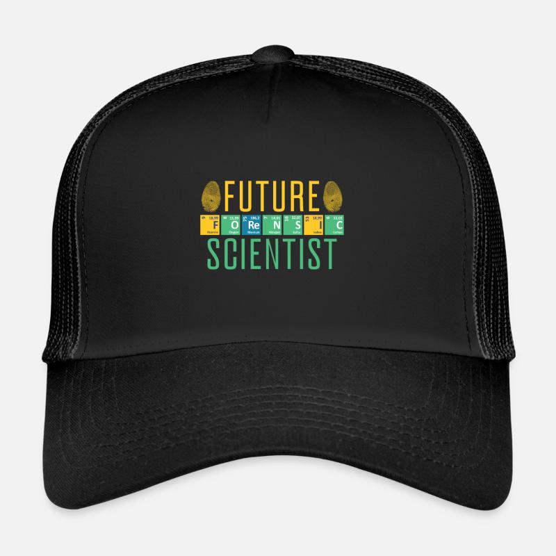 Future Forensic Scientist Forensic Criminology Trucker Cap