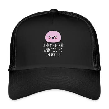 Mochi (1) - Trucker Cap - Schwarz/Schwarz - Vorne