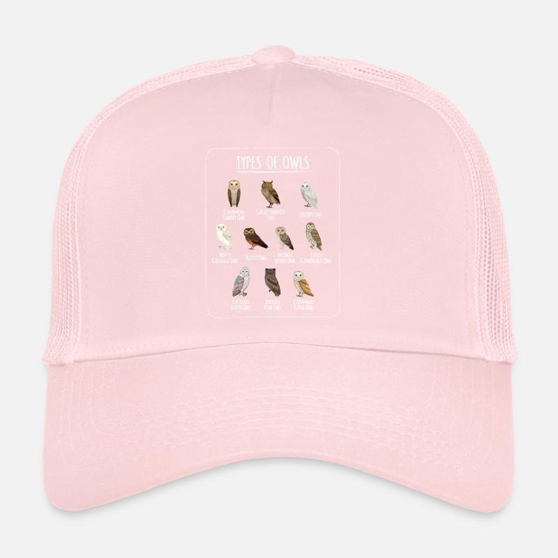 Types Of Owls Eule Vogel Eulen Vögel Trucker Cap