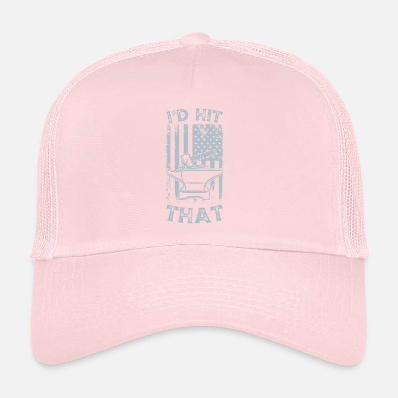 I'd Hit That Anvil Hammer Forging Heat Trucker Cap