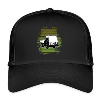Multicar M25 Multicar Neu Multricar Lastkraftwagen - Trucker Cap - Schwarz/Schwarz - Vorne