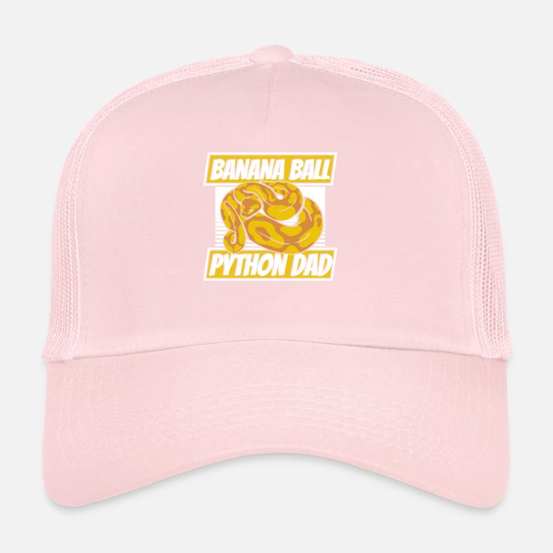Banana Ball Python Dad Python Snake Banana Trucker Cap