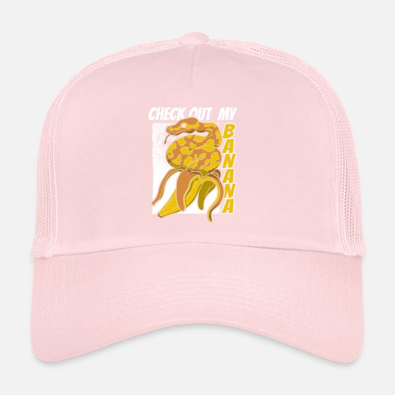 Découvrez ma boule de banane Python Snake Banana Casquette trucker 