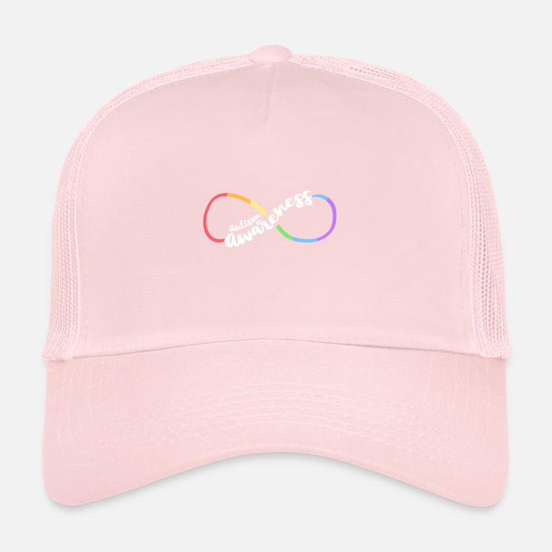 Autism Awareness Autistic Acceptance Rainbow Trucker Cap