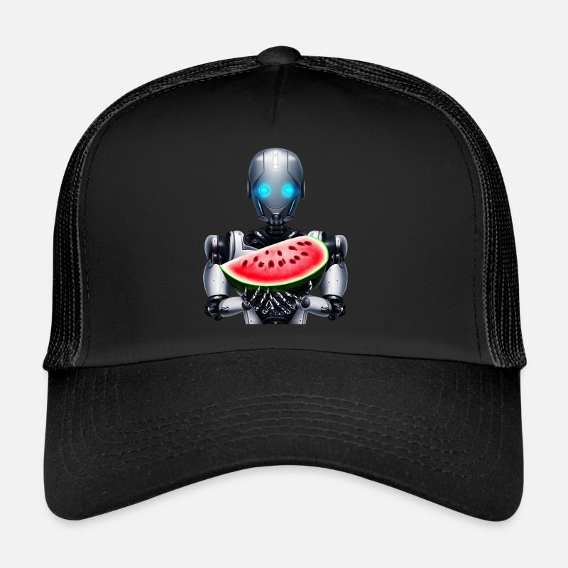 Pastèque pour le robot Casquette trucker 