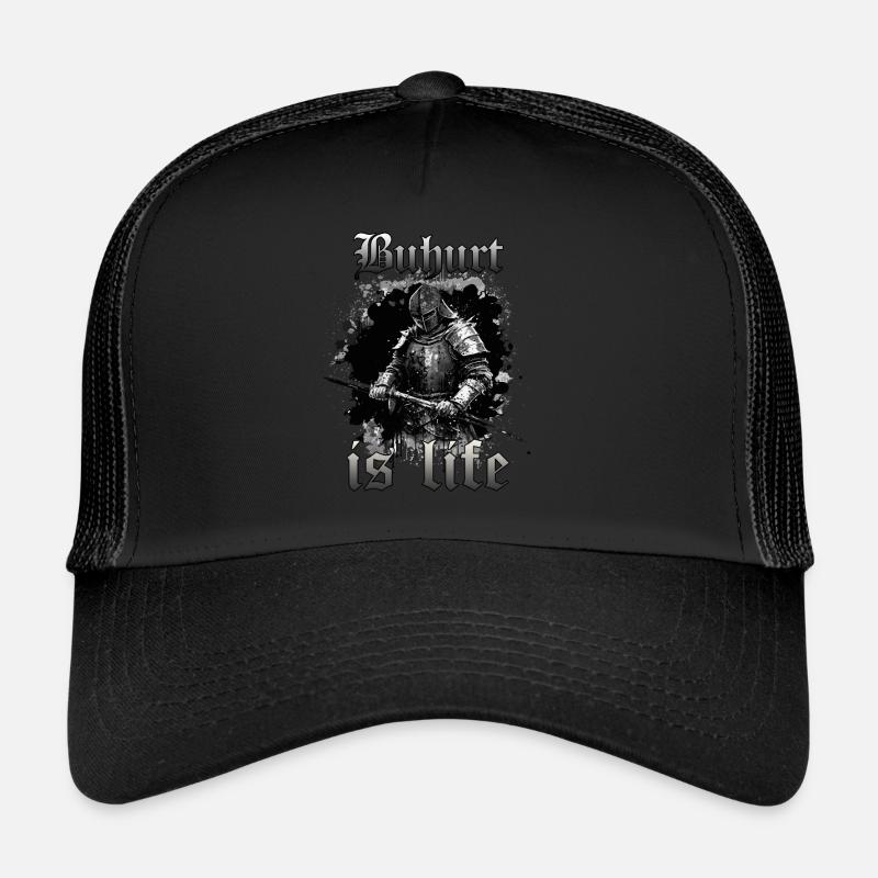 Buhurt Mittelalter Vollkontakt Ritter Krieger Trucker Cap