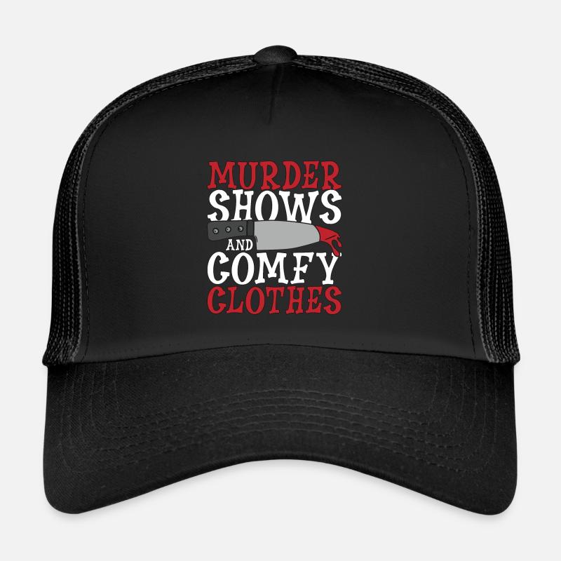 Détective Murder Shows et Comfy Investigator Cop Casquette trucker 
