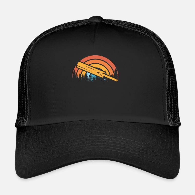 Cricket bat sunset Trucker Cap