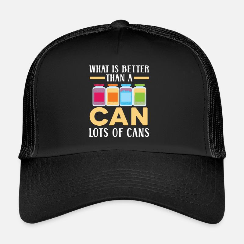 Was ist besser als eine Dose Viele Dosen Einmachen Trucker Cap