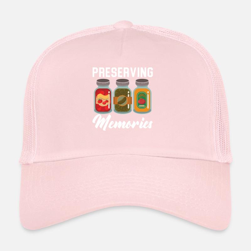 Préserver les souvenirs Boîtes de conserve Casquette trucker 