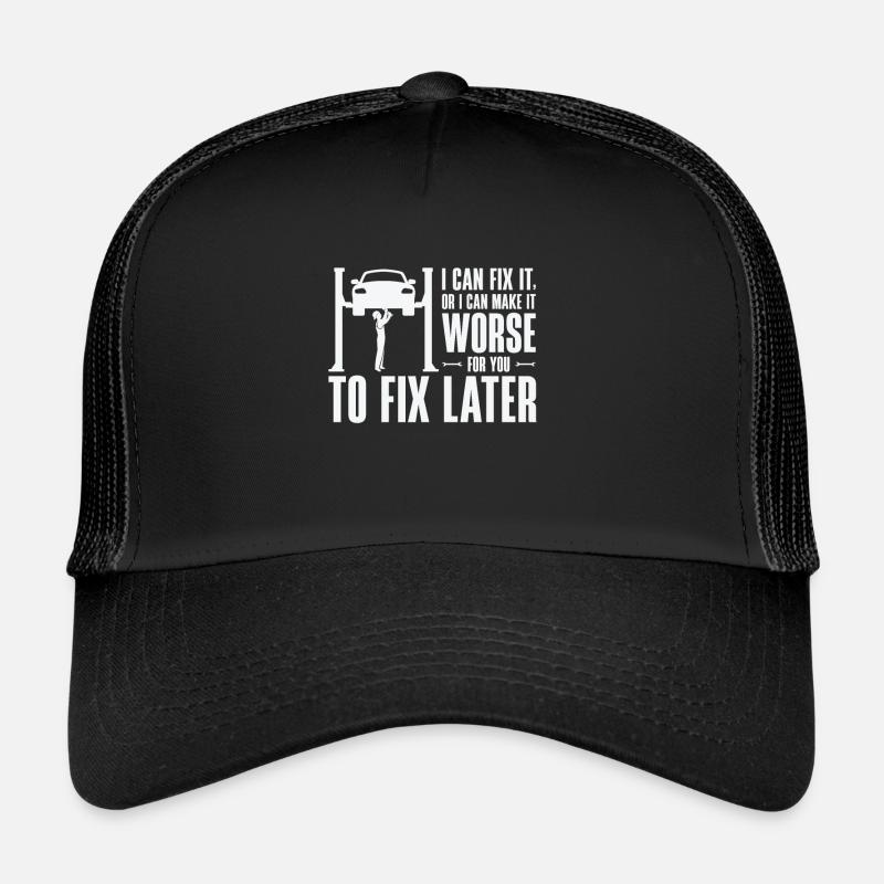 Car Mechanic Auto Engine Repair Trucker Cap