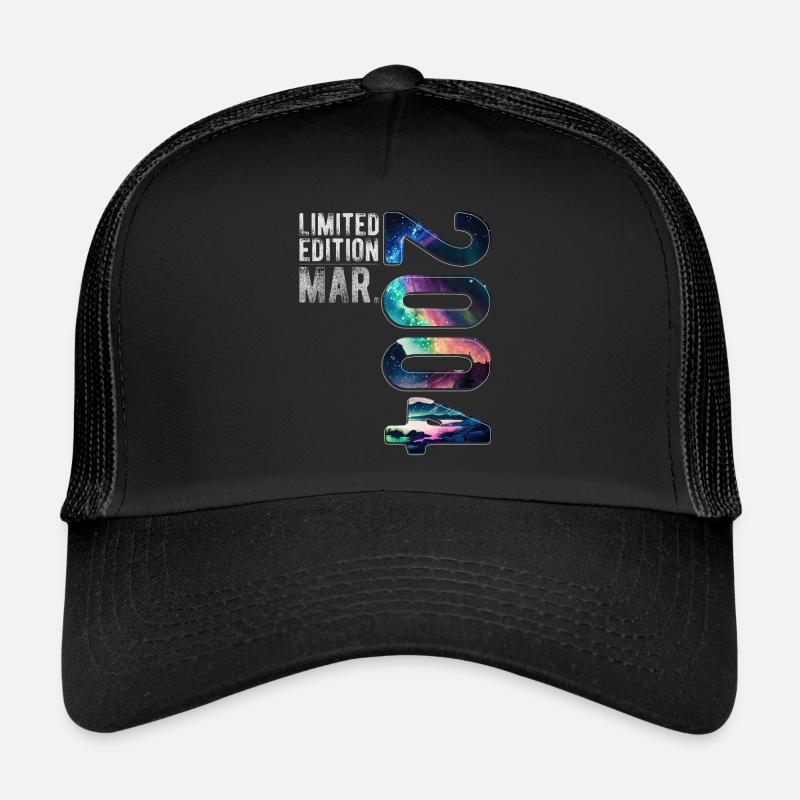 Édition limitée 2004 Mars Anniversaire Aurores boréales Casquette trucker 