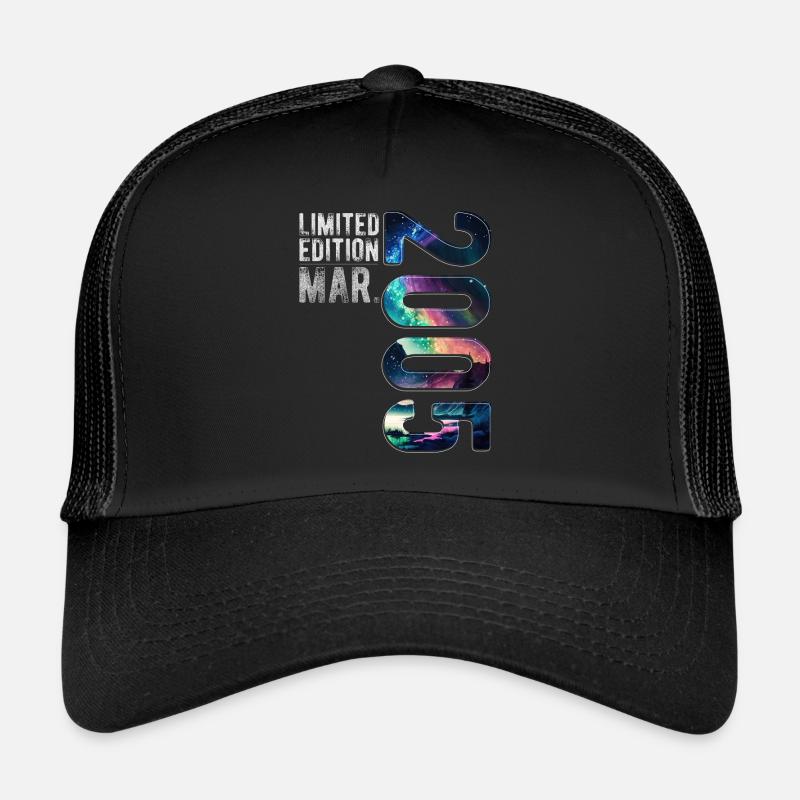 Édition limitée 2005 Mars Anniversaire Aurores boréales Casquette trucker 