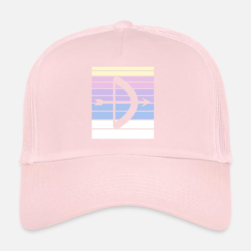 Cadeau de tir à l’arc Dire tir à l’arc Casquette trucker 