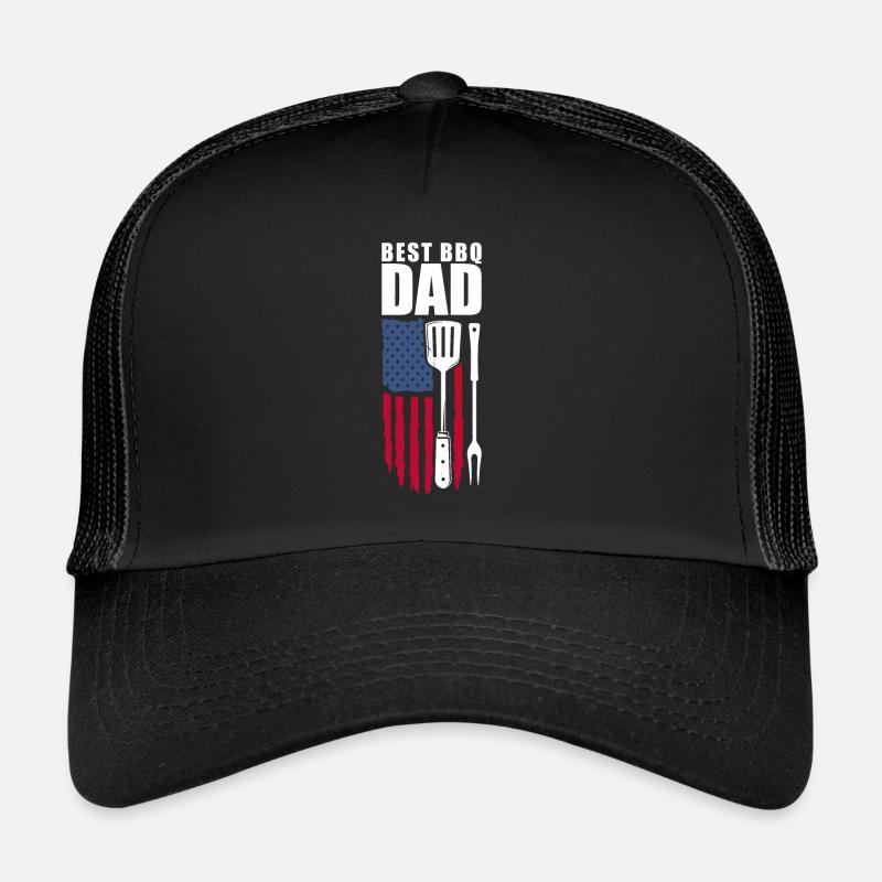 BBQ Papa Witz BBQ Grill Papa Trucker Cap