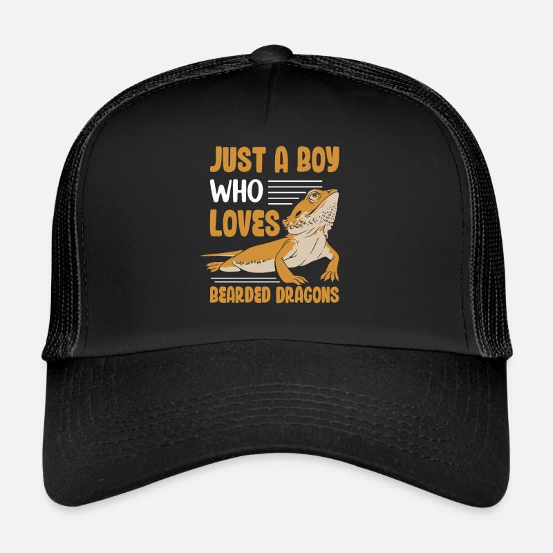 Juste un garçon qui aime les dragons barbus Reptile Lizar Casquette trucker 