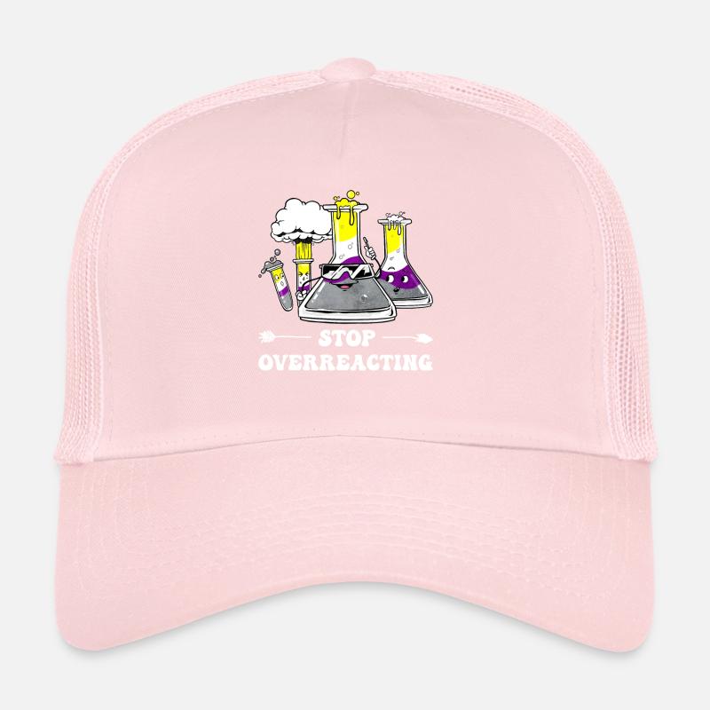 Professeur de chimie Non-Binary Pride Flag Casquette trucker 