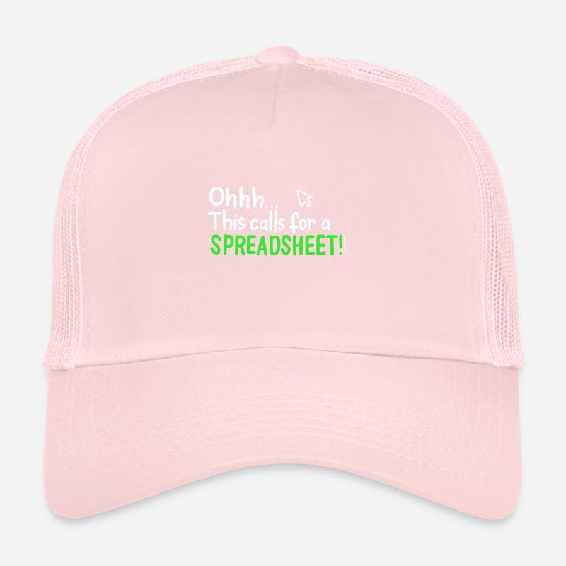 oh Cela nécessite une feuille de calcul Casquette trucker 