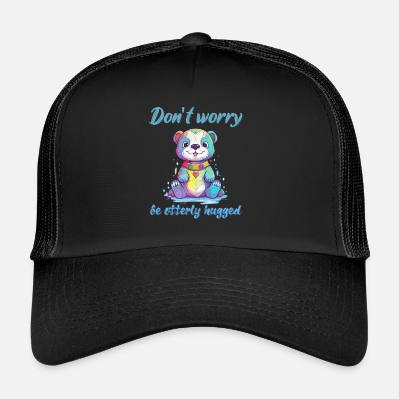 Otterly hugged - Trucker Cap - black/black