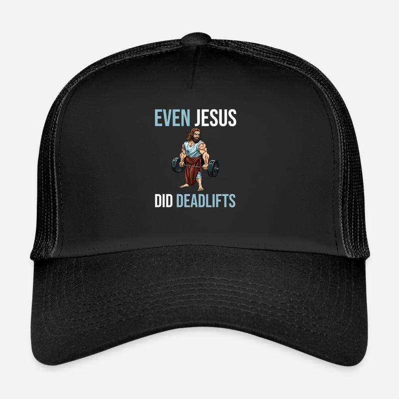 Même Jésus a soulevé des muscles Casquette trucker 