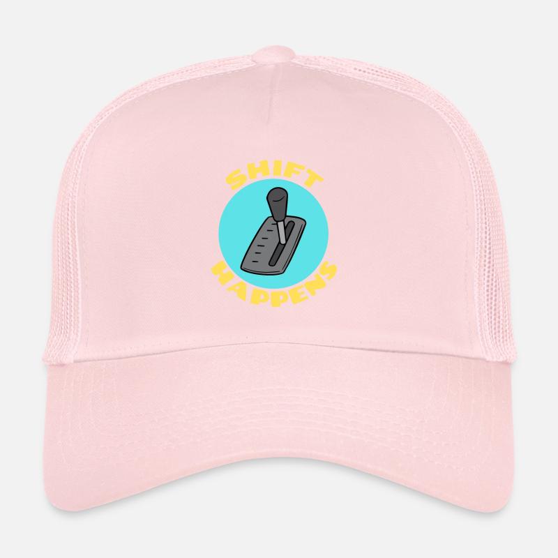 Shift Happens | Car Pun Trucker Cap