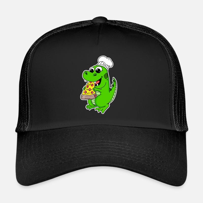 Pizza Dino gourmande Casquette trucker 