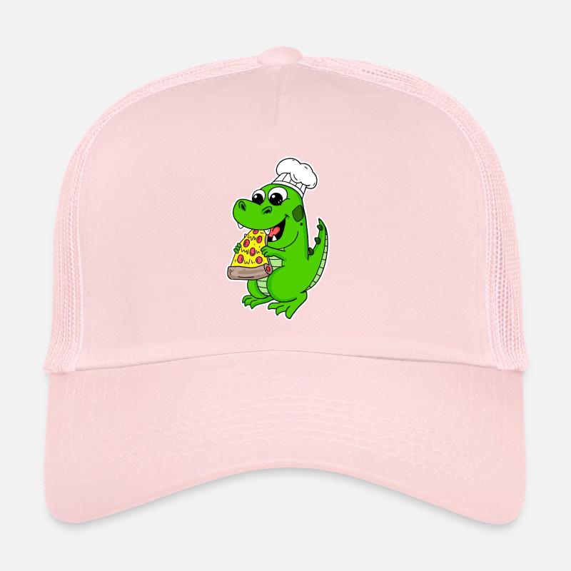 Pizza Dino gourmande Casquette trucker 