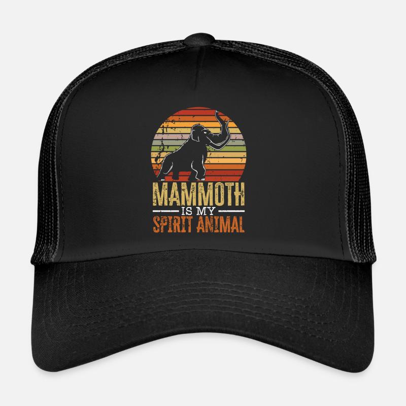 Mammoth Elephant Wildlife Extinct Animal Lover Trucker Cap