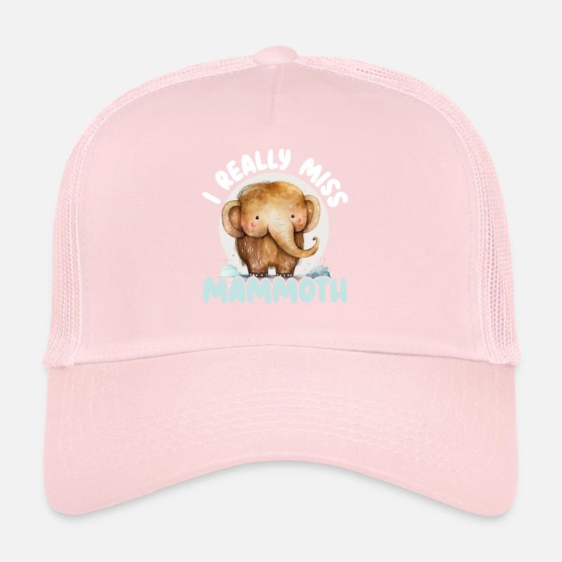 Mammoth Elephant Wildlife Extinct Animal Lover Trucker Cap