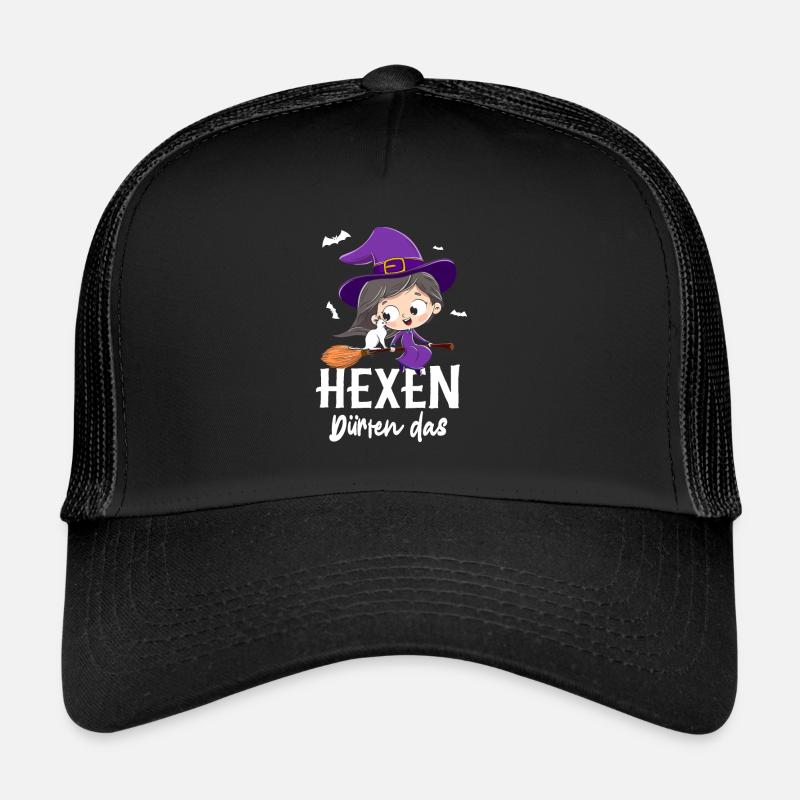 Hexen Dürfen Das - Trucker Cap - Schwarz/Schwarz
