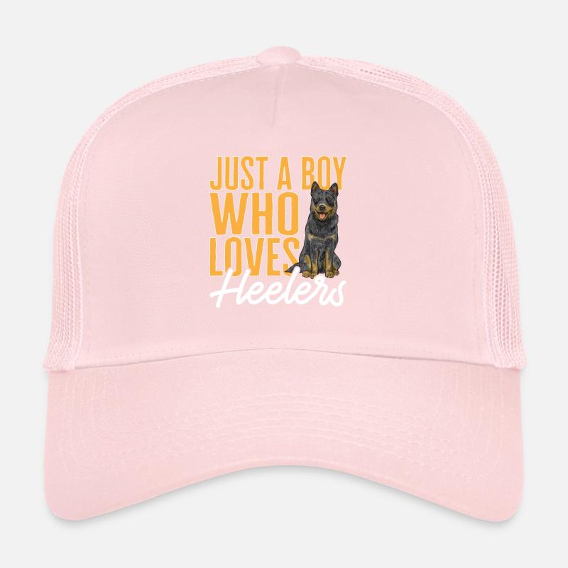 Bouvier australien Red Blue Heeler Casquette trucker 