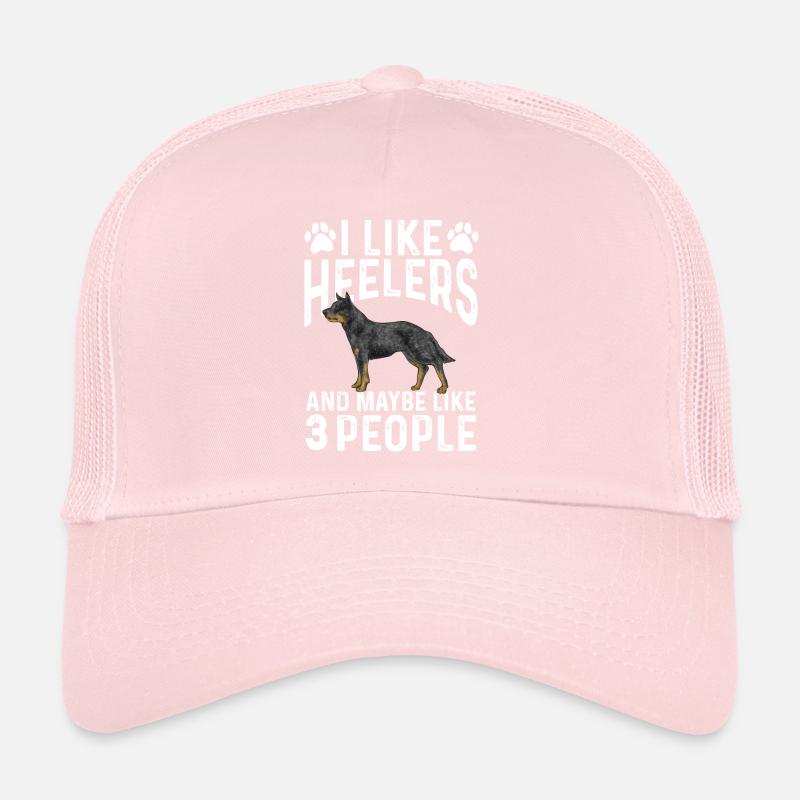 Bouvier australien Red Blue Heeler Casquette trucker 