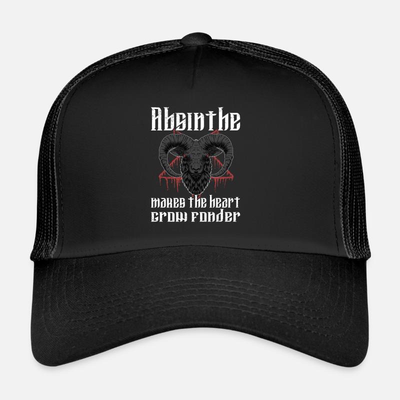 Satan Beelzebub Teufel Gothic Pentagram Mystisch Trucker Cap