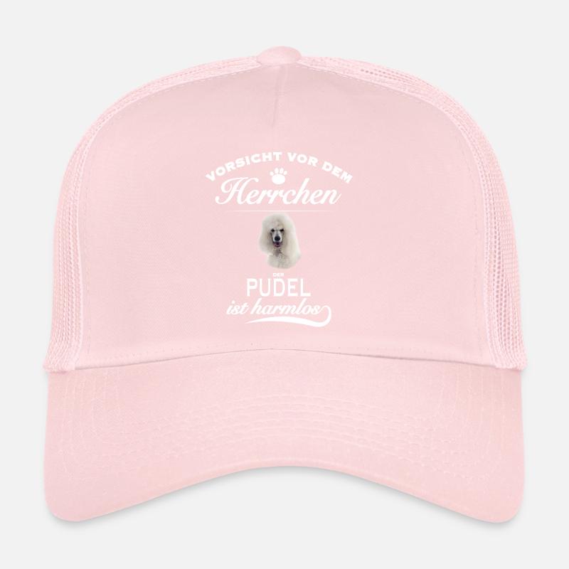 Vorsicht vor dem Herrchen, Hund harmlos - Pudel Trucker Cap