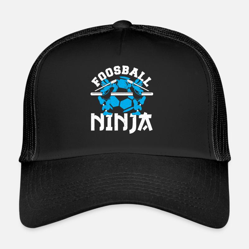 Cool Table Soccer Player Foosball Ninja Trucker Cap