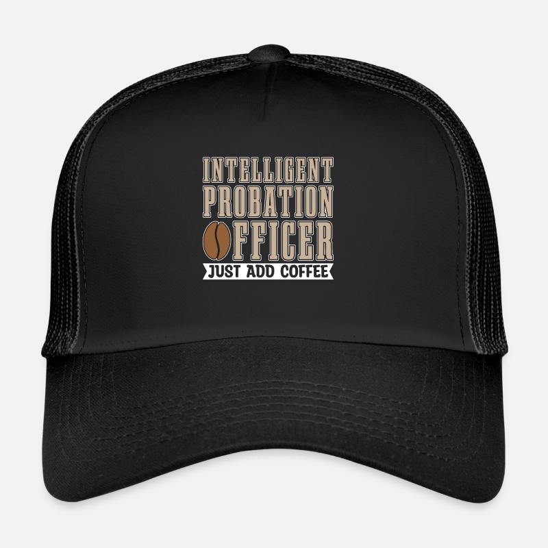 Agent de probation intelligent Agent correctionnel Casquette trucker 