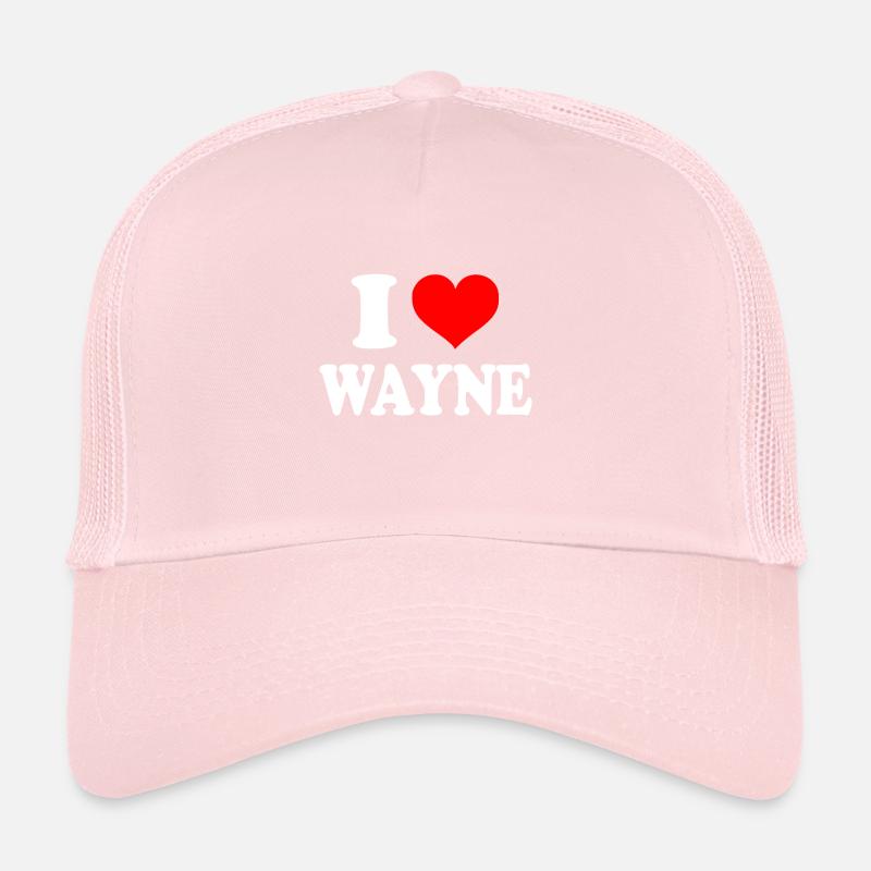 Wayne - I Heart Wayne - J’aime Wayne Casquette trucker 