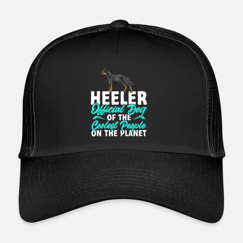Bouvier australien Red Blue Heeler Casquette trucker 
