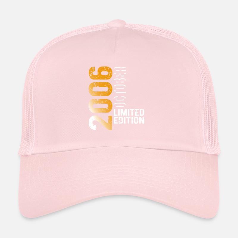 Octobre 2006 Édition Limitée Année de naissance Casquette trucker 