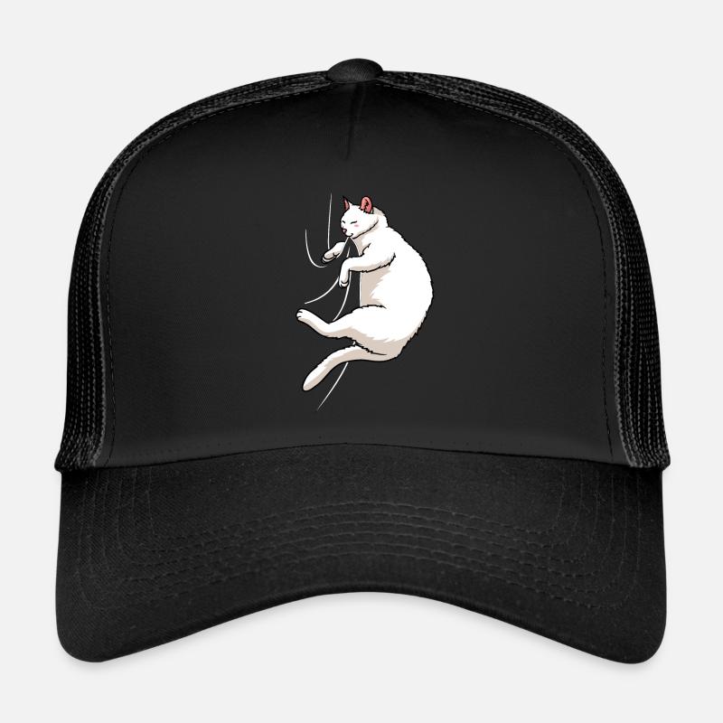 Biting Cat Trucker Cap