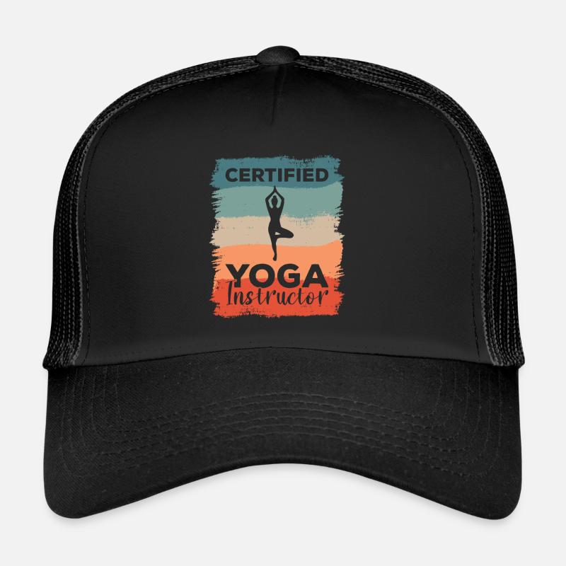 Certified Yoga Instructor Meditation Trucker Cap