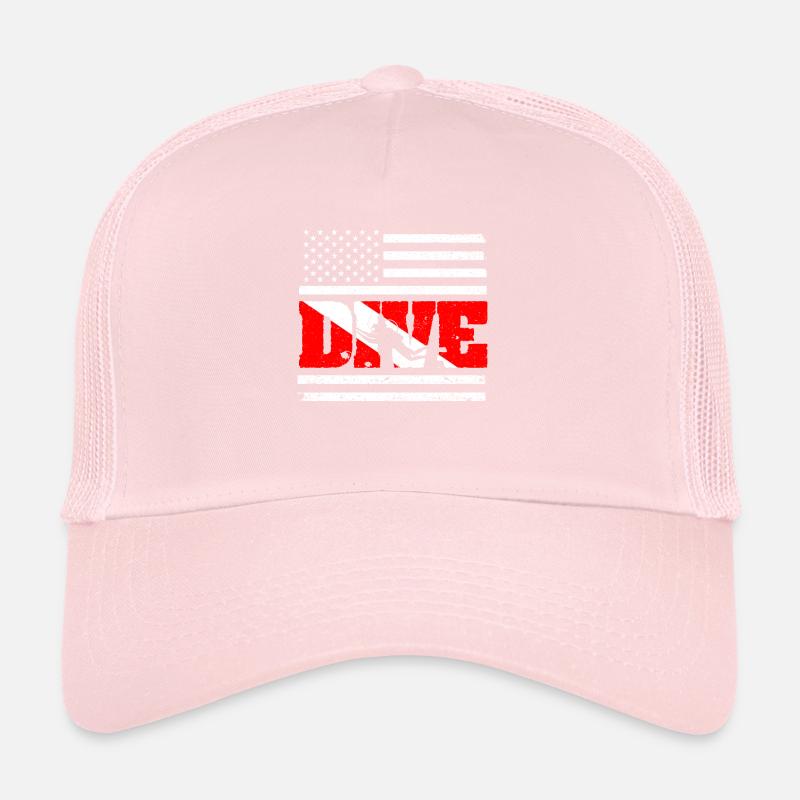 Plongée drapeau américain Plongée US Patriot Casquette trucker 