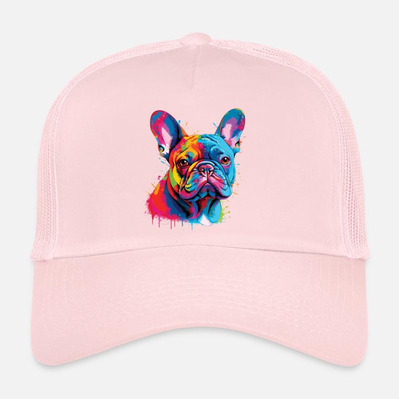 Charme Compact : Le Bouledogue Français Casquette trucker 