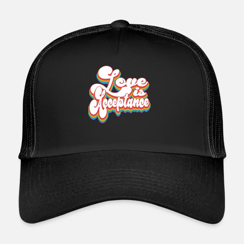 Love Is Acceptance - Pride Month LGBTQ Trucker Cap
