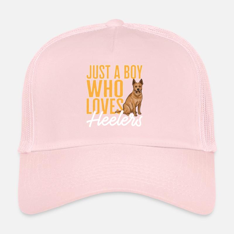 Bouvier australien Red Blue Heeler Casquette trucker 
